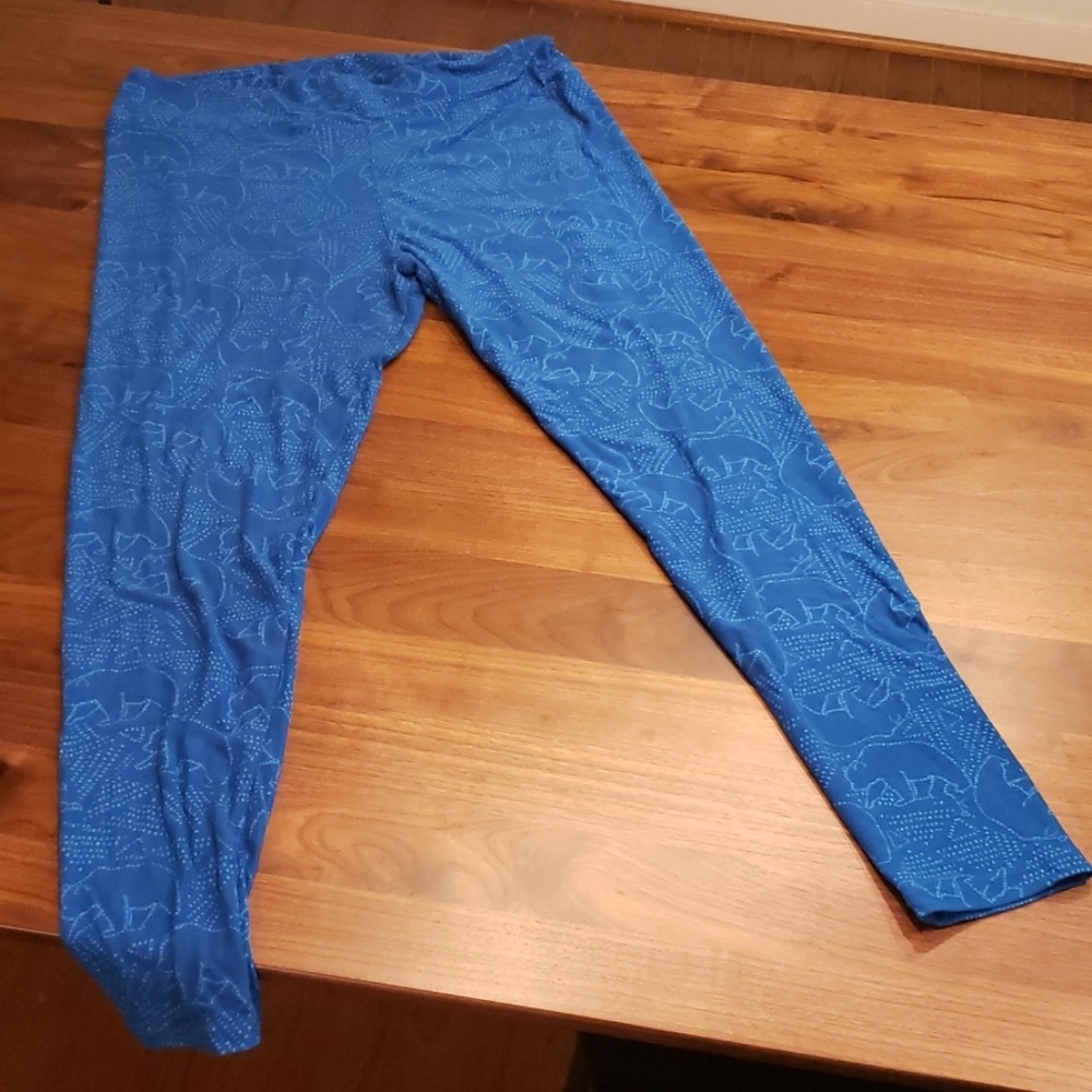 LuLaRoe Tall & Curvy leggings - Blue Bear Print